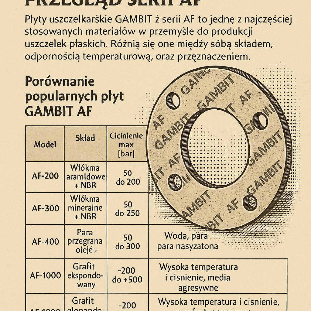 płyty uszczelkarskie gambit